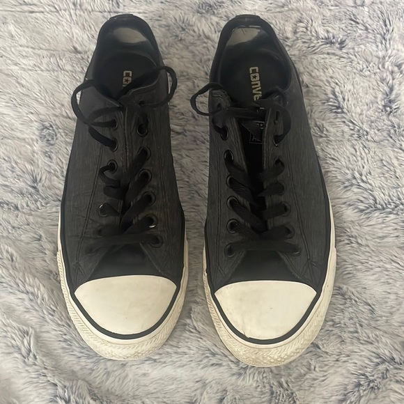 Converse Gray|Black Chuck Taylor Sneakers Sz 11.5 - Picture 1 of 7
